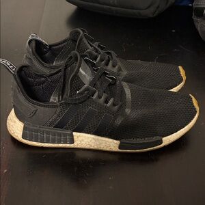 Adidas Black and White NMD R1 Shoes